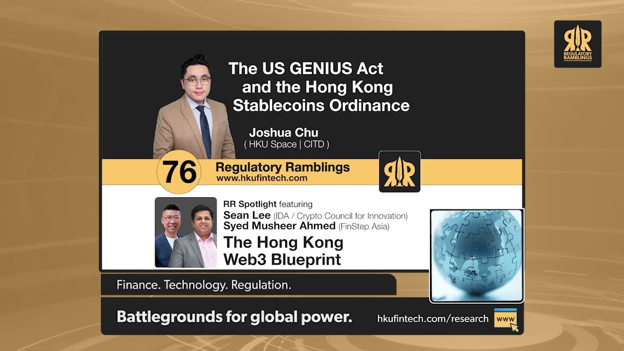 The US GENIUS Act + Hong Kong Stablecoin Ordinance | Hong Kong Web3  Blueprint