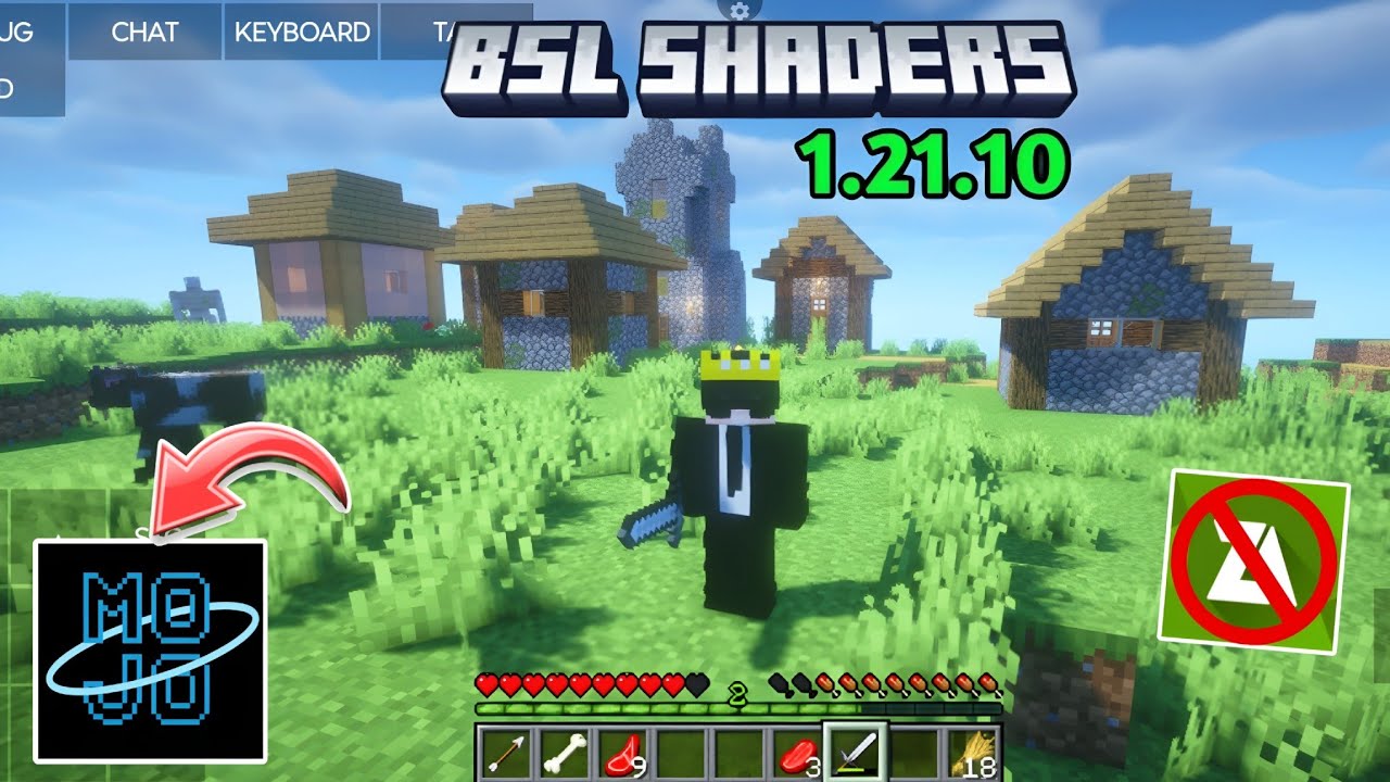 Install BSL Shaders in Mojo Launcher (Minecraft 1.21.10) Fabric loader ...