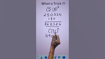 Square of 518 and 731 II Fastest Trick on Youtube II How to Find Squares Mentally #youtubeshorts