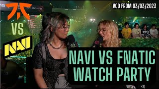 DisguisedToast NAVI vs FNATIC VCT NA Challengers Watch Party. VOD from 03/03/2023