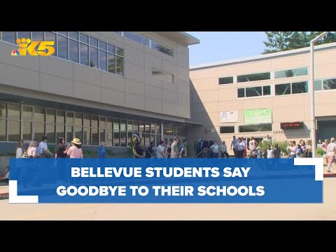 Hundreds of Bellevue students say goodbye to Eastgate and Wilburton elementary schools