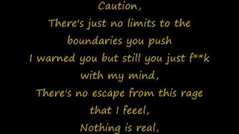 Bullet For My Valentine- Waking The Demon (Lyrics) HQ+ sound