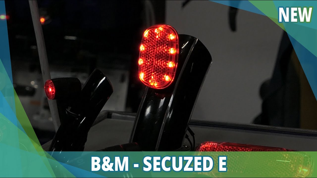 Busch & Müller Secula E LED E-Bike Rücklicht Fahrrad Reflektor Leuchte  Strebe 