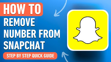 How to Remove Number From Snapchat (Easy Tutorial)