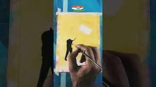 😍Mera Desh Mahan | I love my india 🇮🇳 Soft pastels drawing #shorts #independenceday #indian screenshot 4