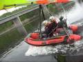 Tony flying ultralight aircraft over Grums Sweden