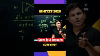 MHTCET Most Repeated Question | Inverse of Matrix by Characteristic Equation