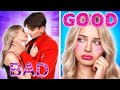 Good Girl vs Bad Boy! Soft Newbie Fell in Love with E-Boy