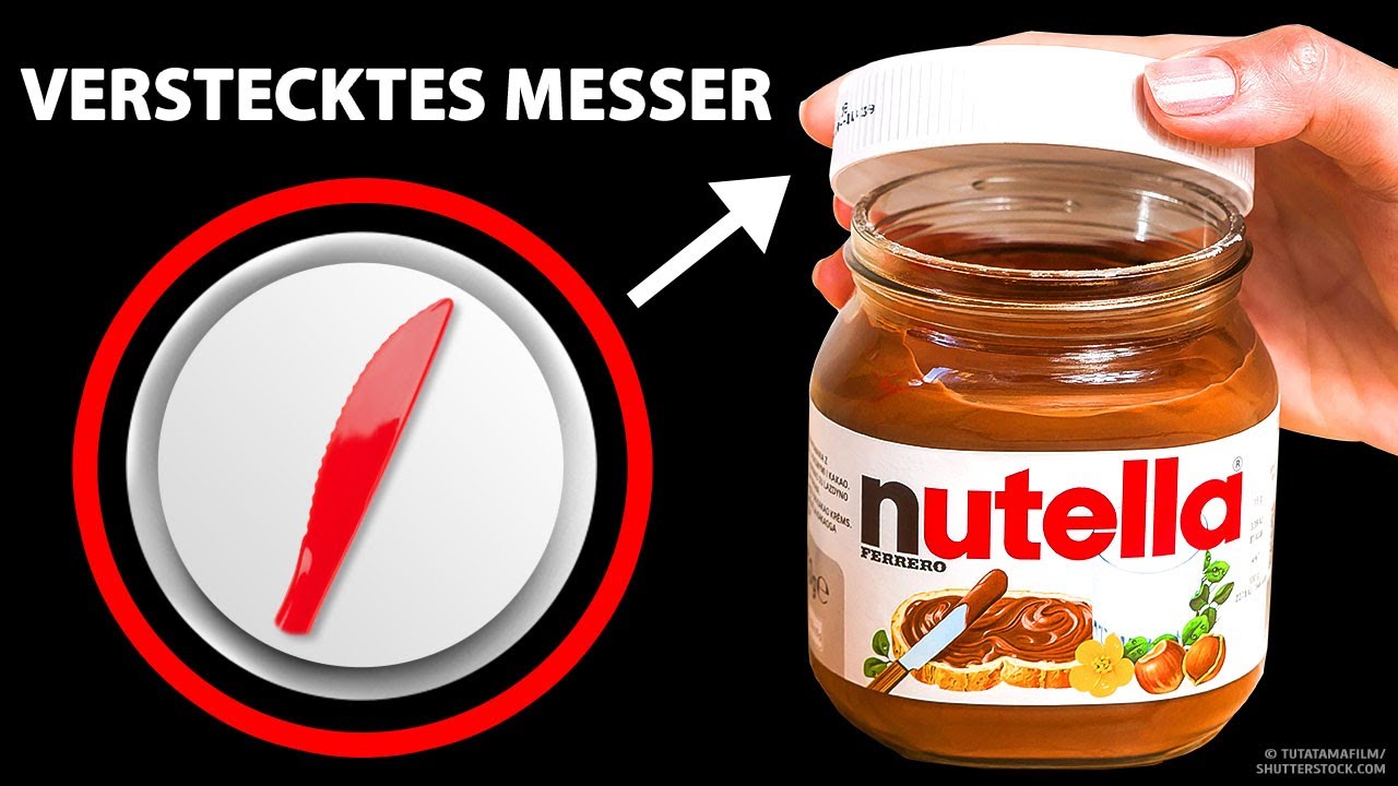 Ein Nutellaglas kann so manche Überraschung für dich bereithalten