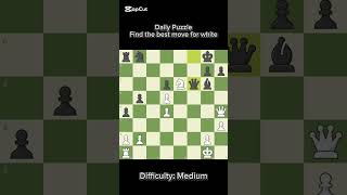 Daily Puzzle! #chesspuzzle