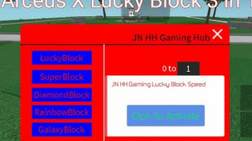 Arceus x Lucky Block Script