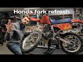 Fork refresh for a Honda XR250R | Kyle’s Garage - Ep. 19