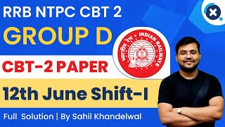 🔥🔥RRB NTPC CBT 2 ||  12th June Shift-I Paper Solutions screenshot 5