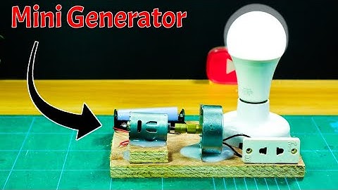 Mini Generator | How To Make a Generator For Synchronous Motor