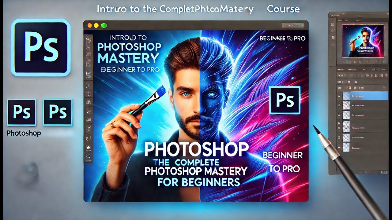 1 Intro to The Complete Photoshop Mastery Course for Beginners - YouTube