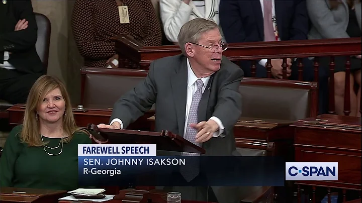 Senator Johnny Isakson Farewell Address