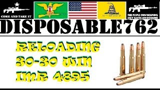 At The Reloading Bench 30-30 Winchester IMR 4895
