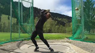 76,50m Hammer Throw Training | Tristan Schwandke (7.26kg)