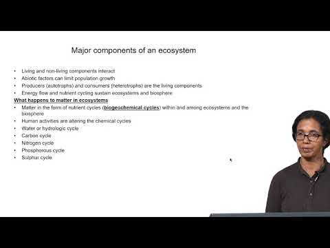 Lecture 41 Biodiversity, population and ecological principles