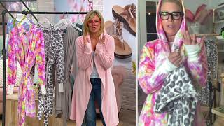 G.i.l.i. Island Fleece Robe With Hood And Pockets By Berkshire On Qvc