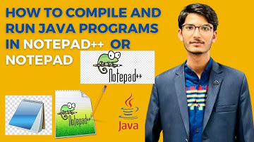 How to compile and run JAVA programs in Notepad++ Or Notepad |  Compile and Run Java Program in CMD.