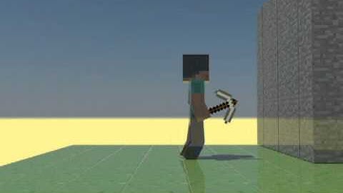 miprimera animacion minecraft 3d max