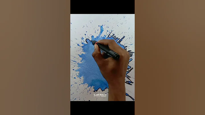 Creative Drawing ideas with watercolor drop💧💦 #shorts #creativeart #somnath_khatua_art - DayDayNews