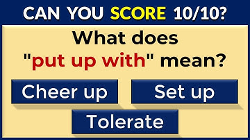 PHRASAL VERBS QUIZ: Can You Pass This Test?  #challenge 4