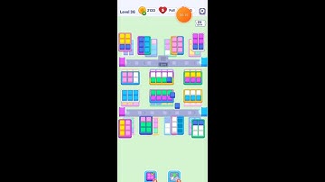 Color Cube Match Sort Puzzle - Level 36