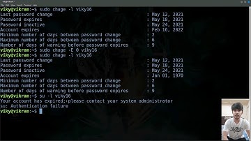 /etc/passwd file & /etc/shadow file in linux | chage and passwd command | lock and disable accounts