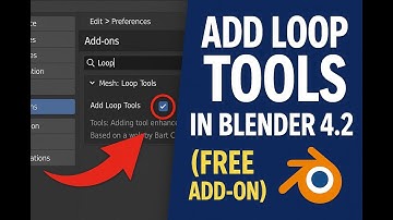 Blender 4.2 Hidden Tool You NEED (Loop Tools 4.2 Guide!)