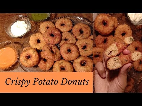 Crispy Potato Donuts - Easy Recipe - Tea Time Snack (21st Episode)
