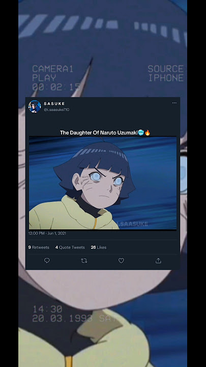 The Daughter of Naruto Uzumaki 🥶🔥 #naruto #himawari #boruto