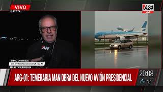 "Era un vuelo rasante, no era un aterrizaje abortado", Diego Dominelli en #ElNoticieroDeA24