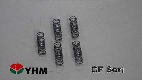 Multiple pitch Compression spring W.D 0.5mm｜CNC Compression Spring Machine CF-308-260ppm｜YHM