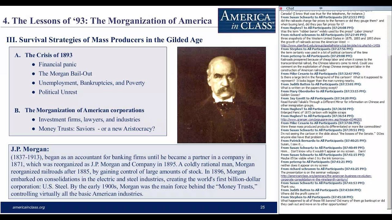 The American Business Revolution: Corporate Consolidation in the 19th Century