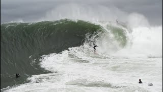SUPER HEAVY WATER In DEADMANS DESTRUCTION DERBY #surfing & #bodyboarding // Sky Monkey