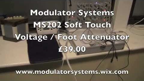 Modulator Systems MS202 Voltage Attenuator / Foot Controller for Doepfer A100 Demo