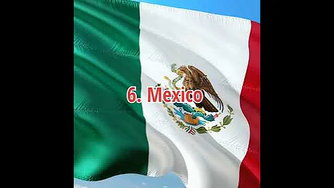 Top 10 beautiful national flags in the world l #shorts