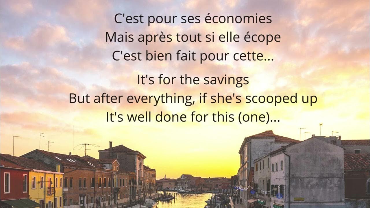 Les Gens Bien Élevés Lyrics by France Gall English Lyrics French Paroles ("Well Mannered People