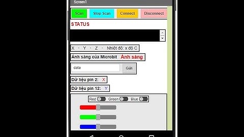 ✨✨✨43 App Inventor đọc & xuất tín hiệu các chân của Microbit PH2.0 - Hướng dẫn Lập trình Microbit