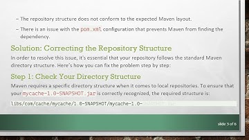 Troubleshooting Could not find artifact Error in Maven