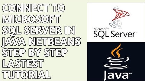 How to Connect JDBC | Java Connect Microsoft SQL Server | Connect MSSQL Server Java