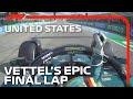 Sebastian vettels epic last lap in austin  2022 united states grand prix