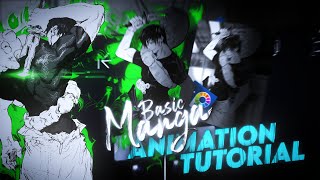 BASIC  Manga Animation IN MOBILE 🔥 | Alight motion tutorial | FREE PRESET