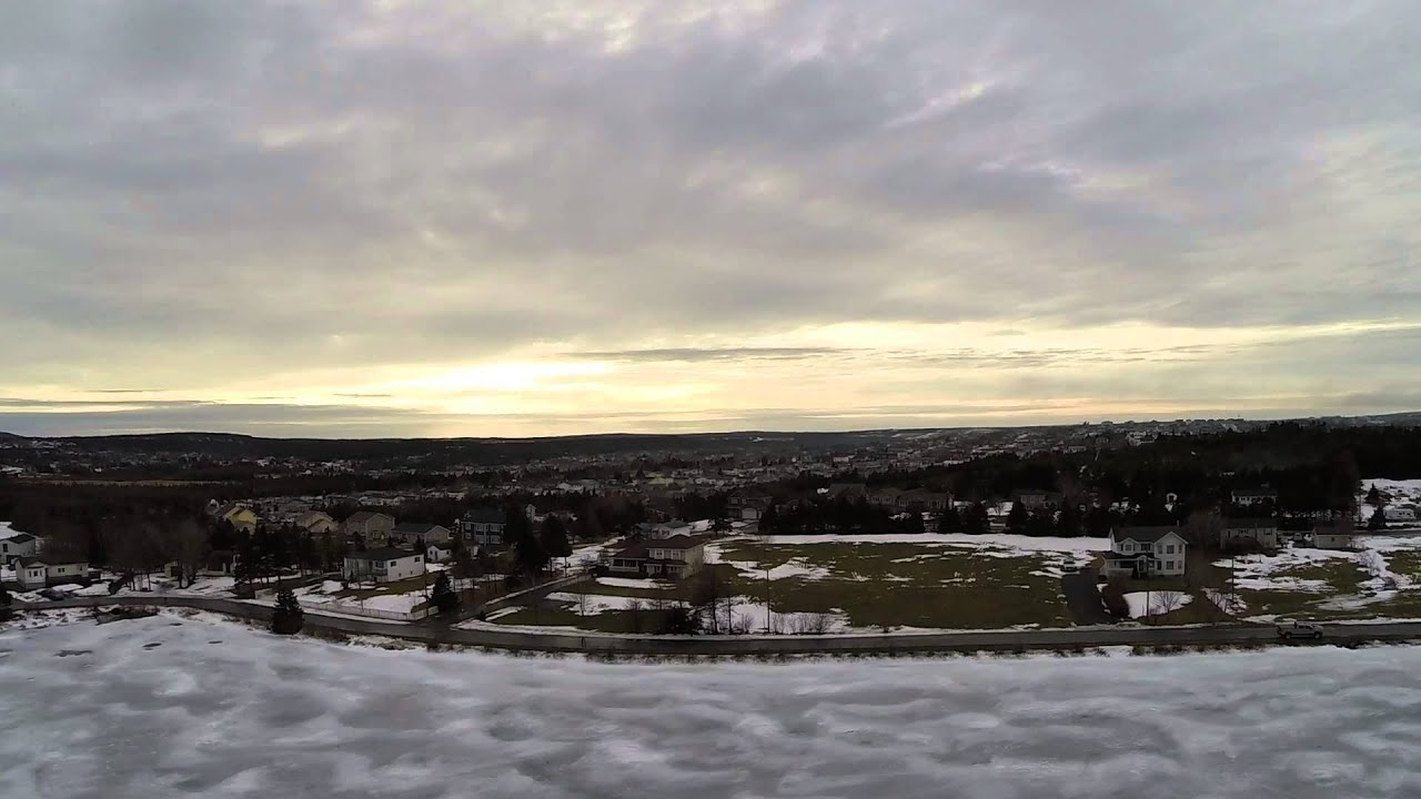 Forest Pond Goulds Ice Moto filmed with DJI F550 Hexacopter GoPro YouTube