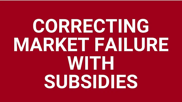 Application of subsidies to correct market failure - DayDayNews