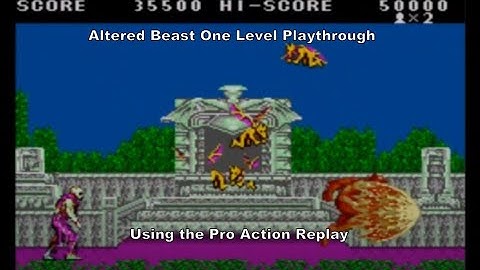 Altered Beast One Level Playthrough on Master System