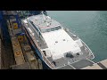 Austal 40m mv hai yang departs from china ferry terminal hk