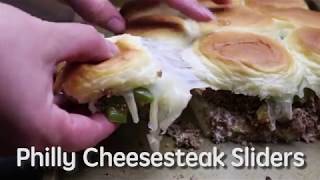 How To Make Philly Cheesesteak Sliders Video